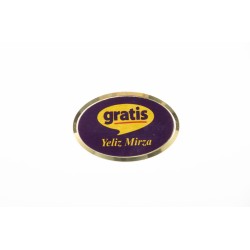 SR 1098 Metal Oval Yaka İsimliği