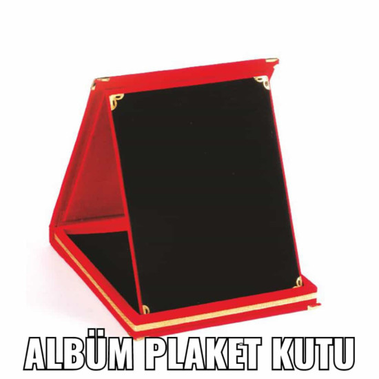 Albüm Plaket Kutusu Kırmızı 9X12